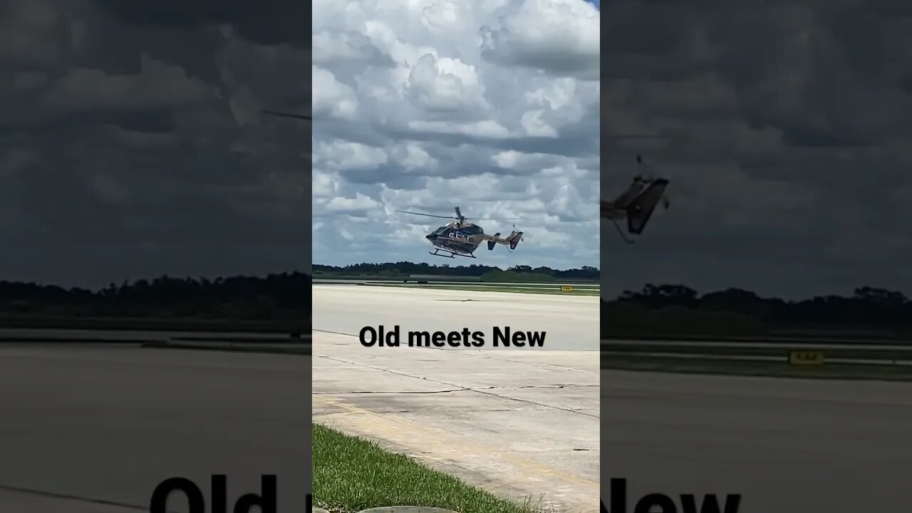 Old 911TG meets new 911TG #helicopter #aviationlover