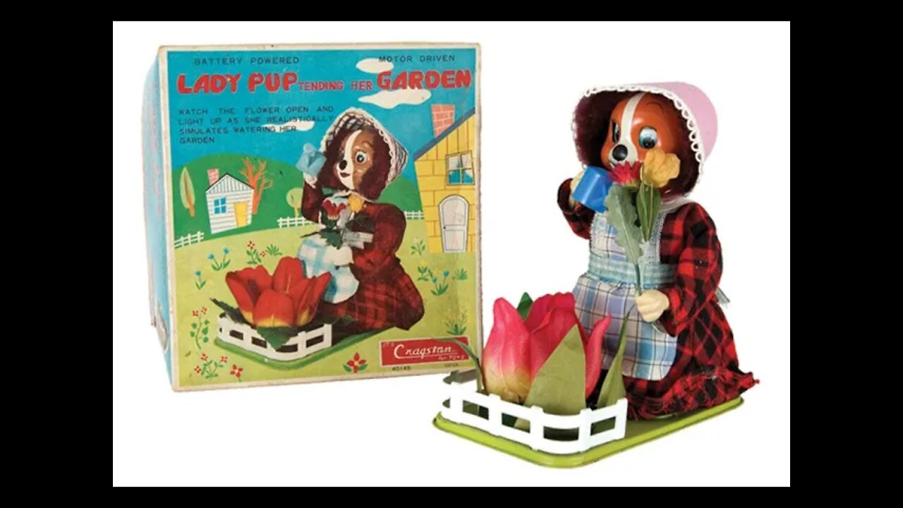 Lady pup tending her garden way better than I can