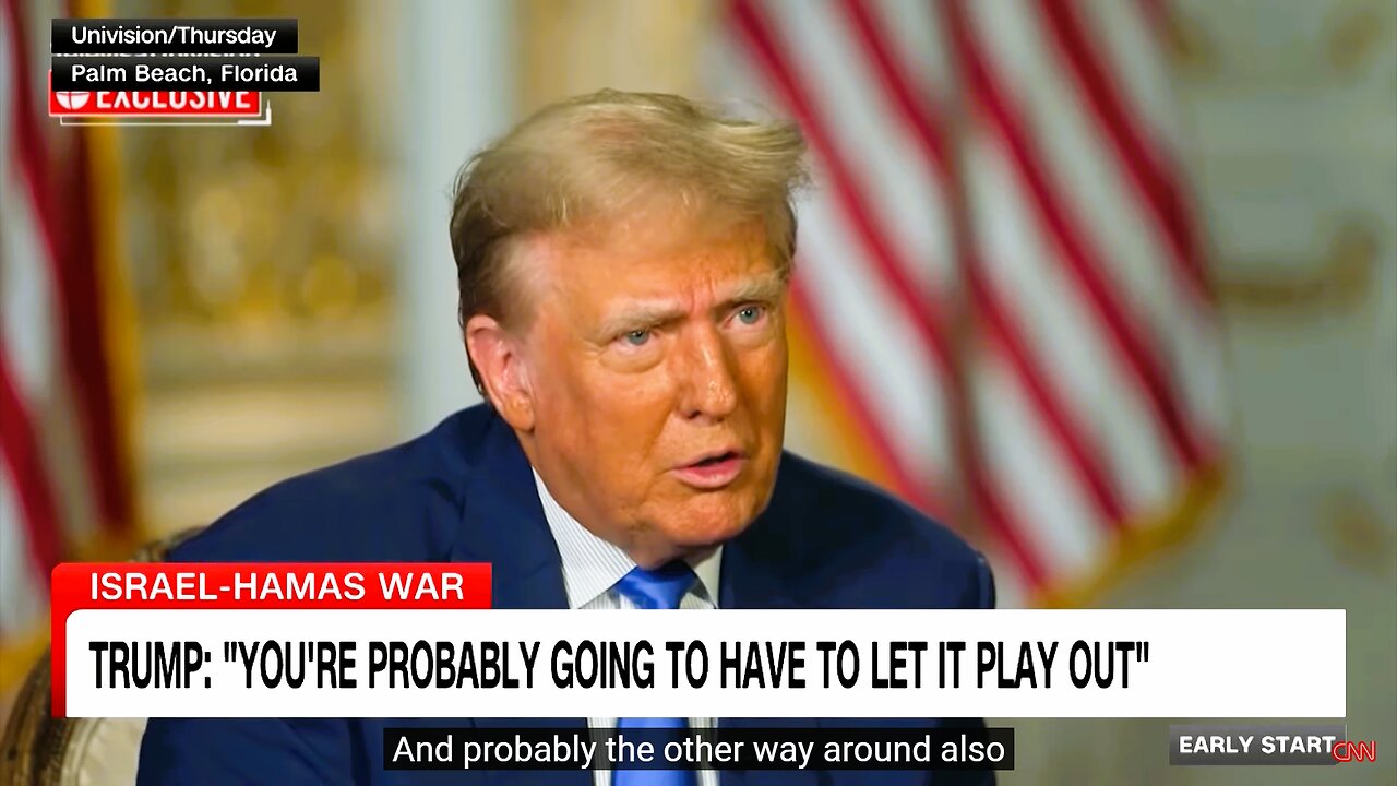 See what Trump said about US involvement in Israel-Hamas war