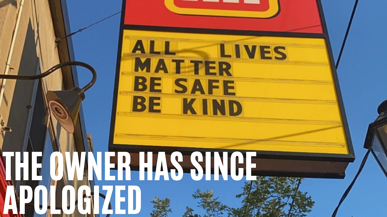 Toronto Home Hardware Takes Down 'All Lives Matter Sign' After Backlash