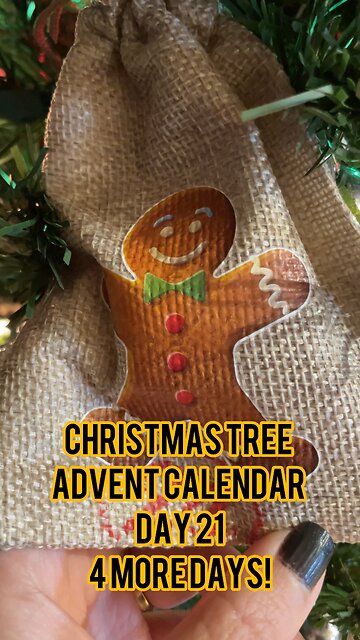Advent Calendar Christmas Tree Day 21