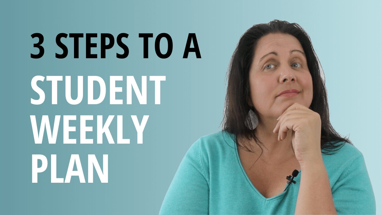 3 Steps To Create A Simple Student Weekly Plan (For Architecture Students)