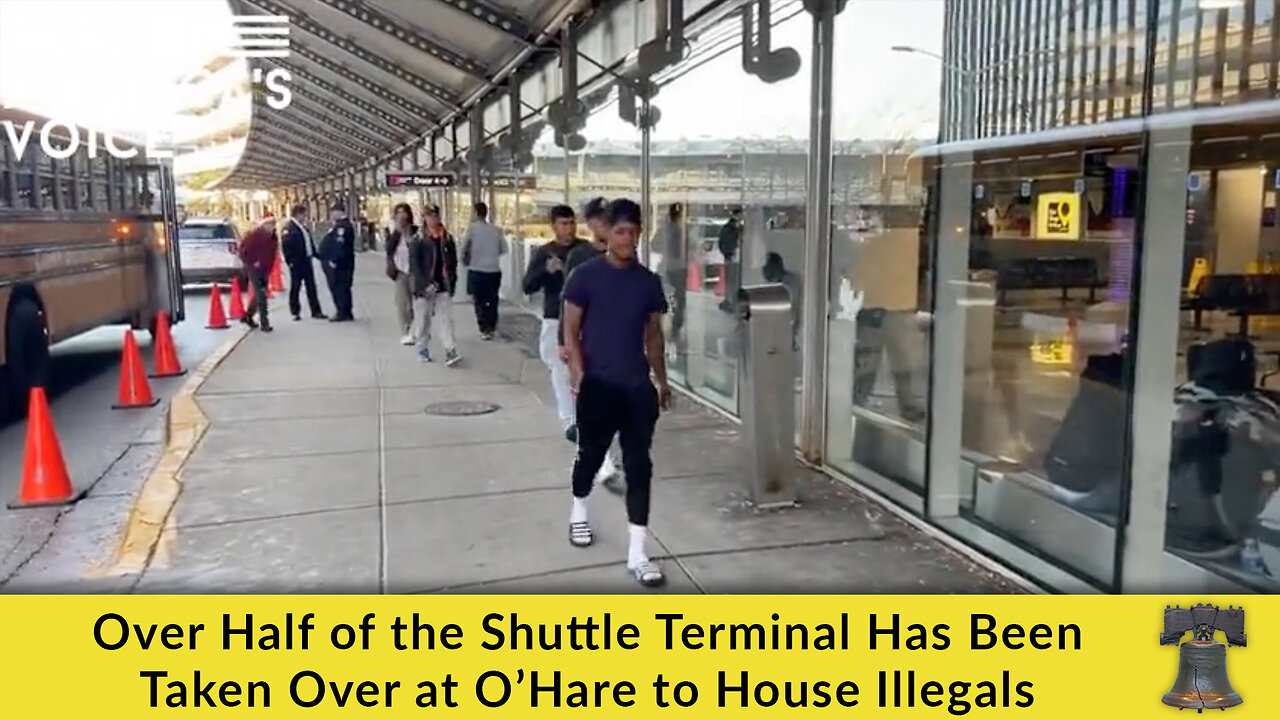 Over Half of the Shuttle Terminal Has Been Taken Over at O’Hare to House Illegals