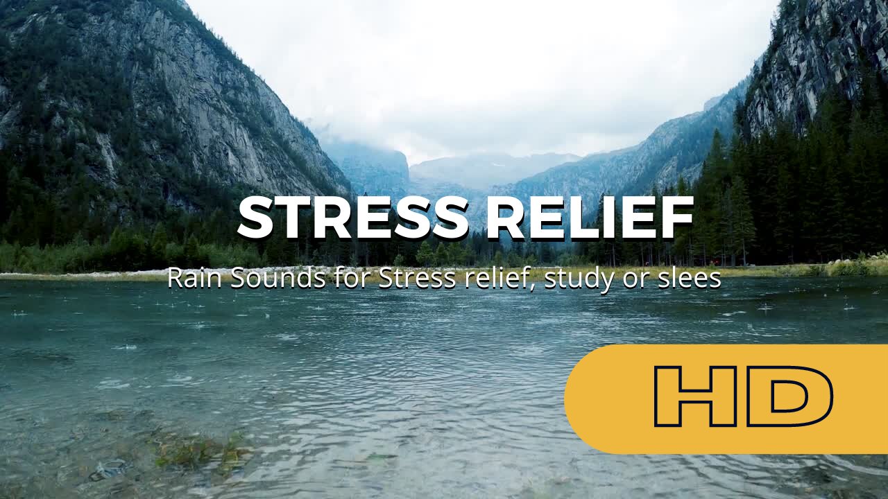 🌧️🌧️Rain sound🌧️🌧️ for STRESS RELIEF, STUDY or SLEEP