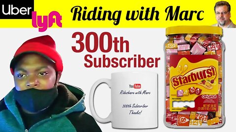 300th subscriber gets custom mug & 300 Starburst candies