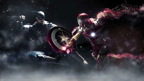 Lively Wallpaper - Captain America vs Iron Man