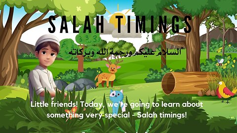 Salah timings kids learning