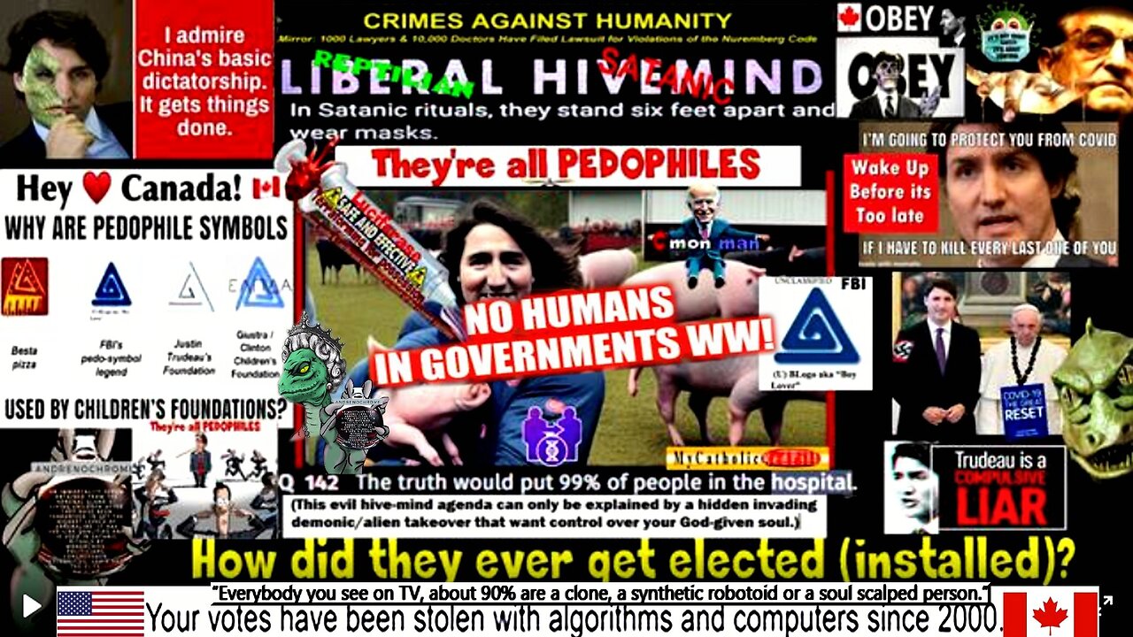 Trudeau and SNC-Lavalin, Connections to Picton Pig Farm and Bilderbergs - repost