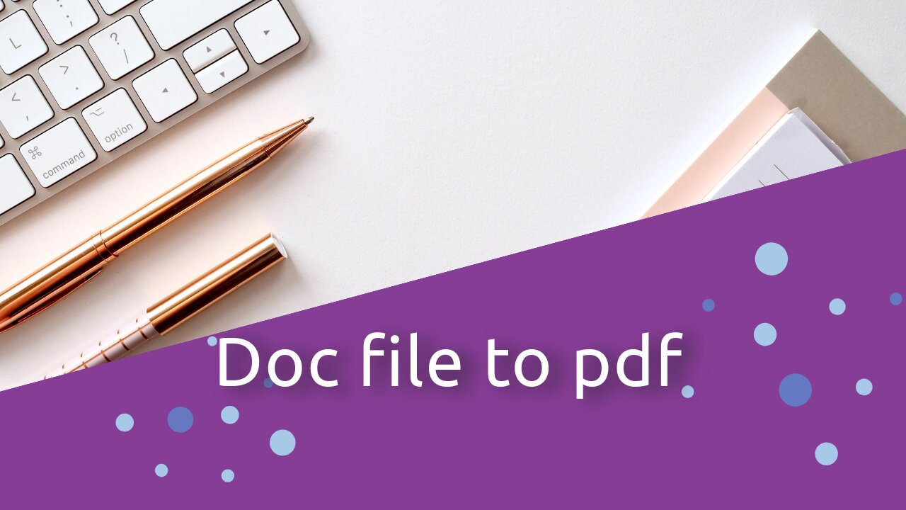 How we convert doc file to pdf in linux ubuntu