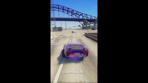 GTA 5 Stunt Over Bridge