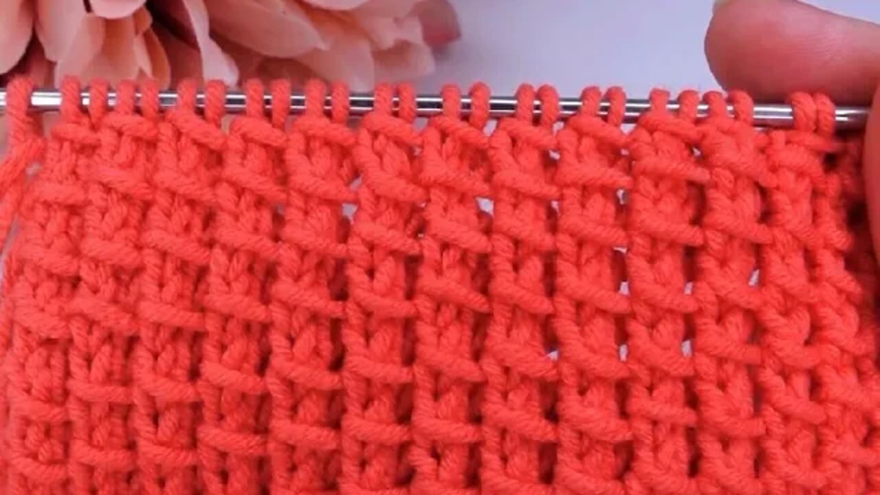 How to knit simple bamboo stitch