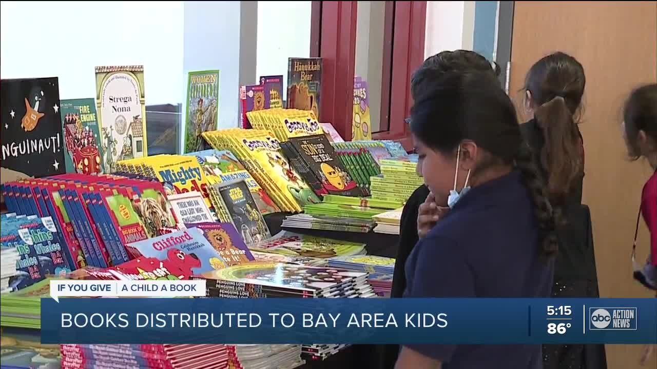 Books distributed to Tampa Bay area kids