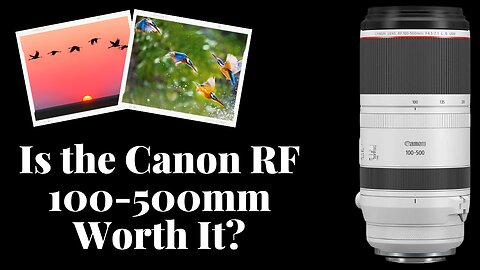 Reasons Why the Canon RF 100 500mm F4 5 7 1 L IS USM