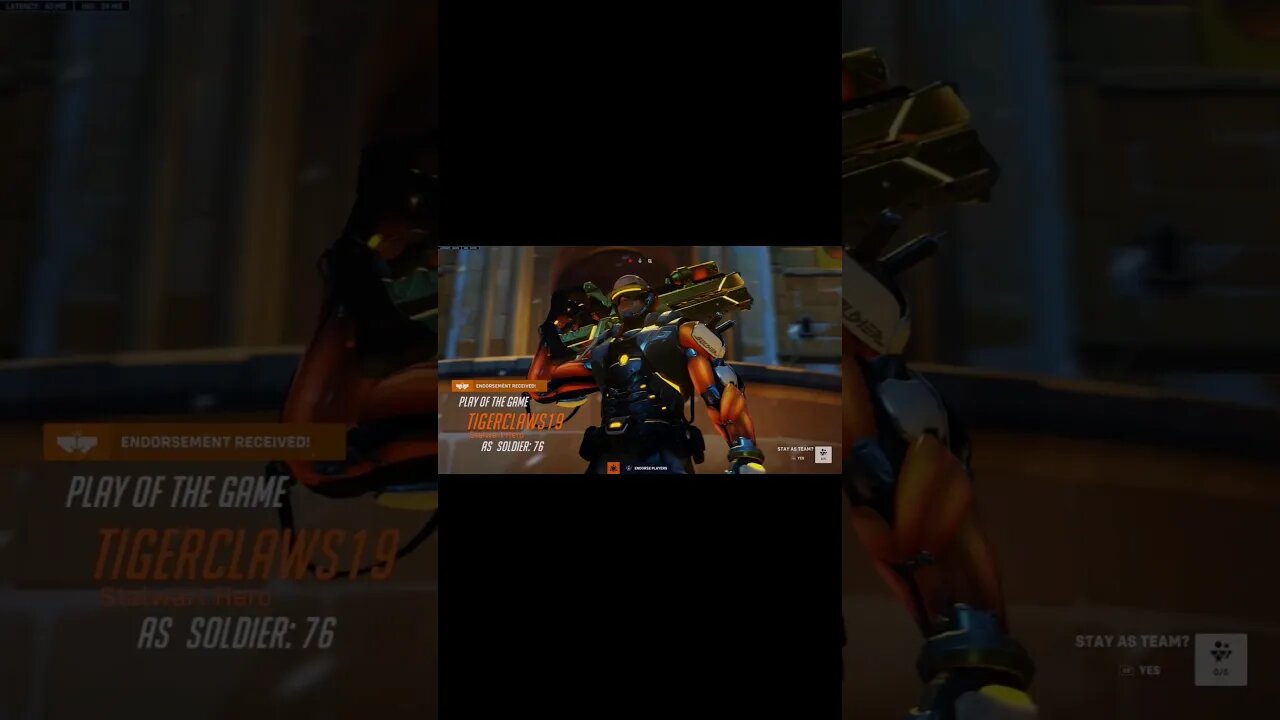 POTG with Soldier. no Ult. Got 3 elims