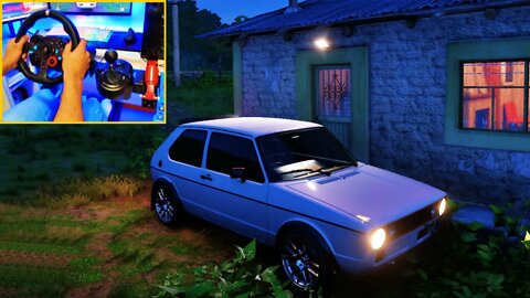 FORZA HORIZON 5 VOLKSWAGEN GOLF GTi 1983 Steering Wheel G29 Gameplay