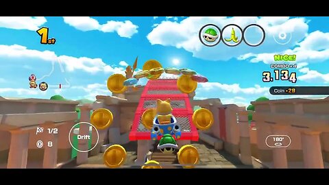 Mario Kart Tour - Athens Dash 2T Gameplay