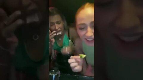Drunk Woman Mistakenly Downs A Shot Of SALT