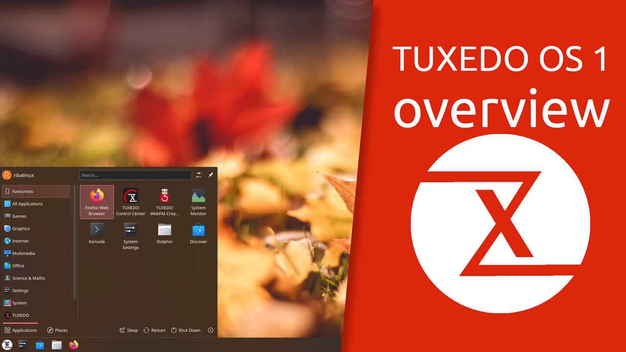 TUXEDO OS 1 overview | Surf, mail, work or play? Go for it!