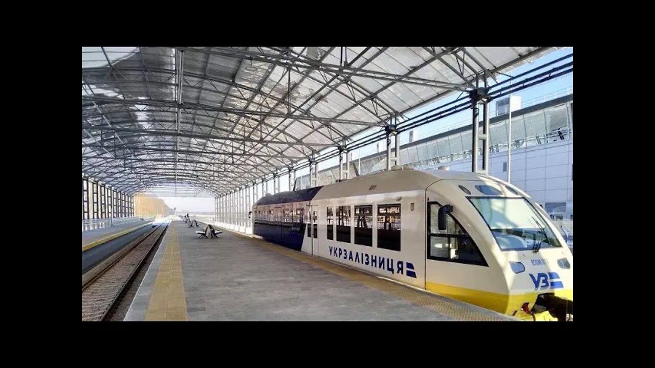 Kyiv Boryspil Express Airport Train Kiev Ukraine #Shorts