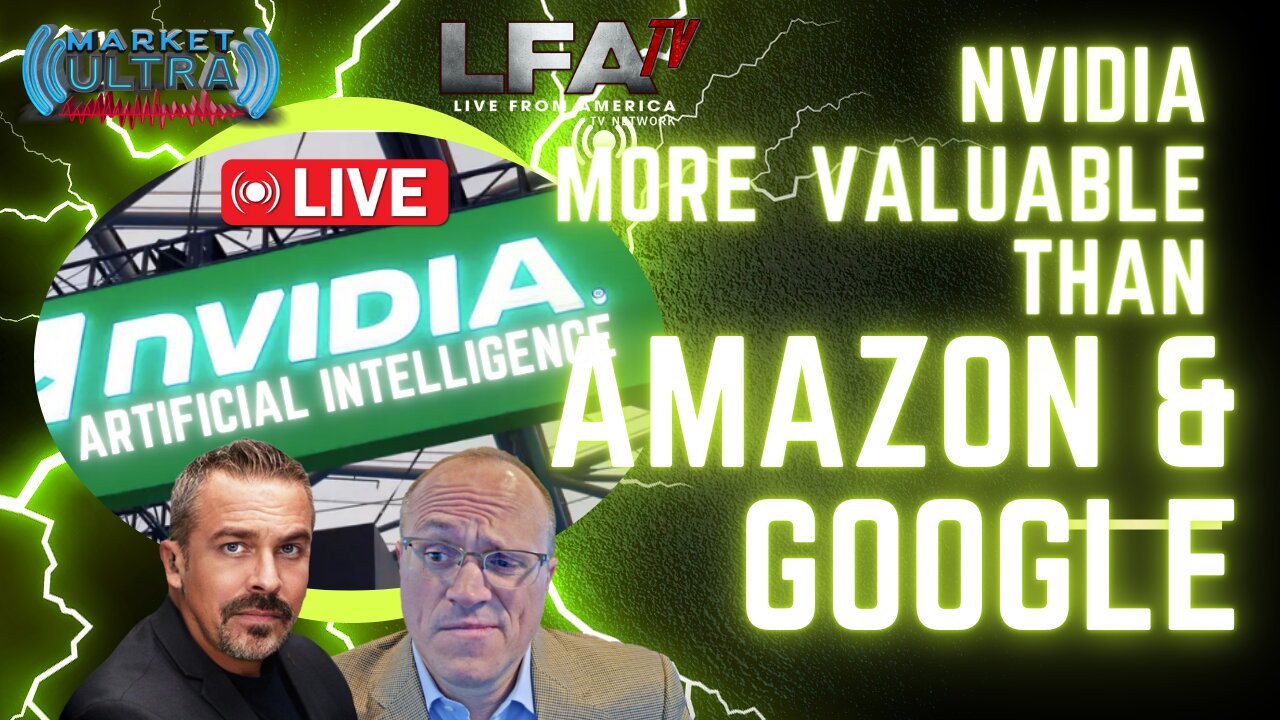 NVIDIA More Valuable Than Amazon & Google | MARKET ULTRA 2.14.24 7am EST