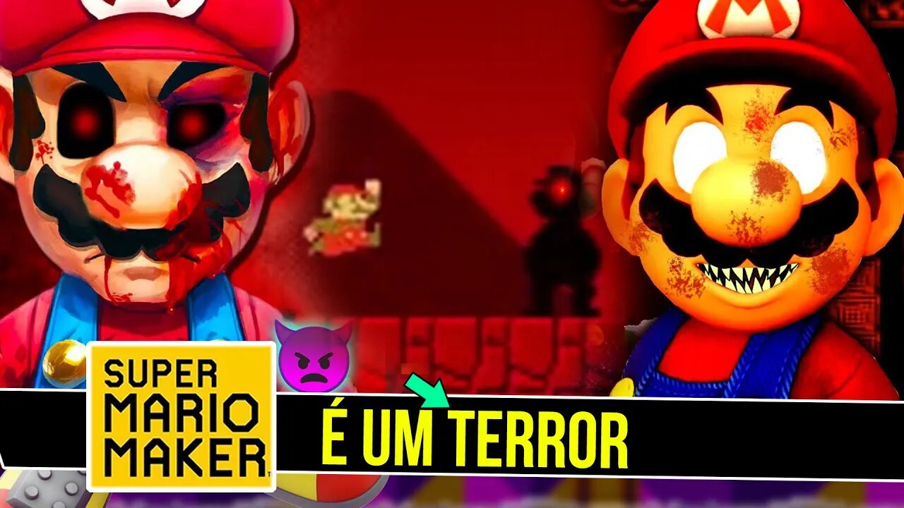 VERSÃO PROIBIDA do Mario Maker | Mario Maker.exe #shorts