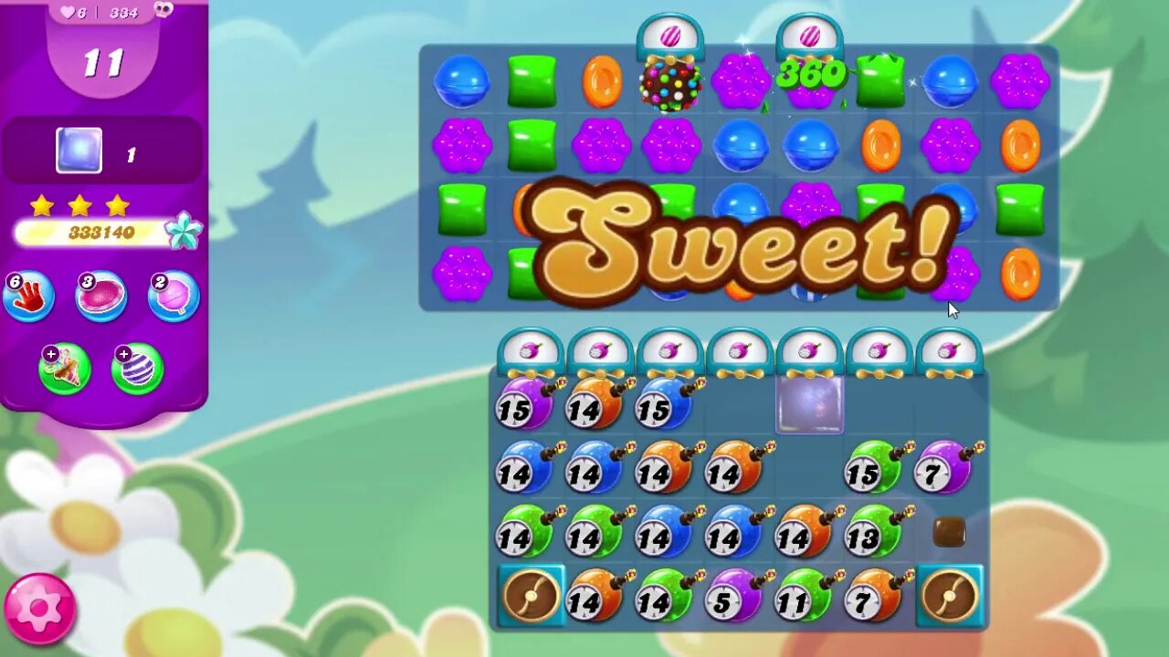 Candy Crush Saga Level 334