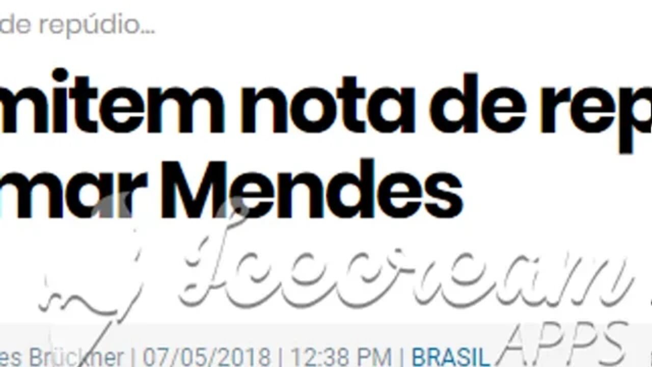 REJEIÇÃO HISTORICA DE GILMAR MENDES? 40 mil juízes emitem nota de repúdio a Gilmar Mendes