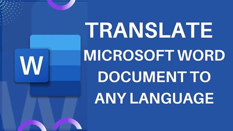 How to #translate to Any Language in #microsoft word