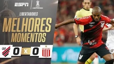 VAR ANULA GOL E PÊNALTI POLÊMICO PRO FURACÃO! Athletico x Estudiantes | MELHORES MOMENTOS