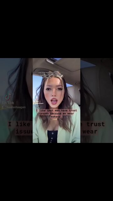 "Men have trust issues"