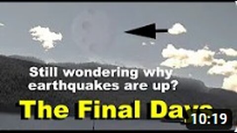 The final days. Massive hidden planets causing earthquakes. WE ARE AT THE FINISH LINE open vision!