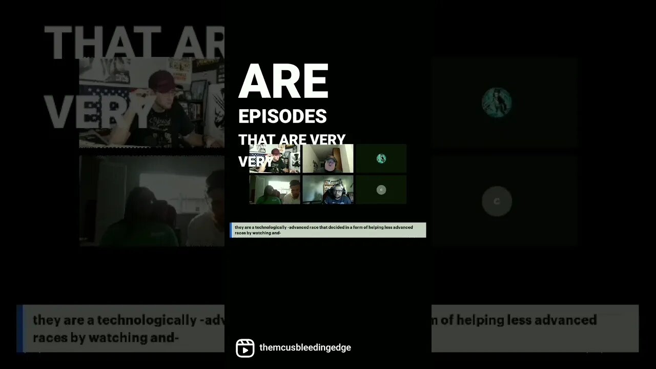 Video Clip 9 of Jeff( TrueKnowledge) moderating the Podcast Of Champions!! What If....? Review/ MCU
