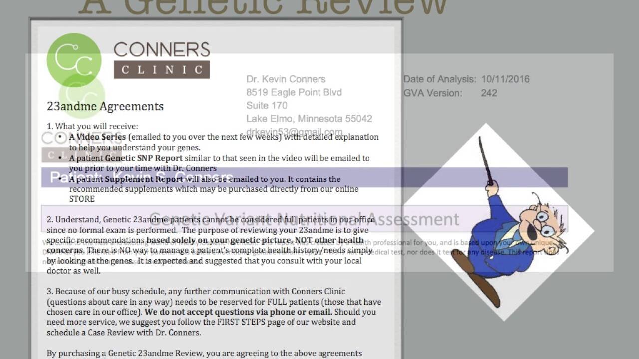 Genetics - Congratulations | Dr. Kevin Conners - Conners Clinic