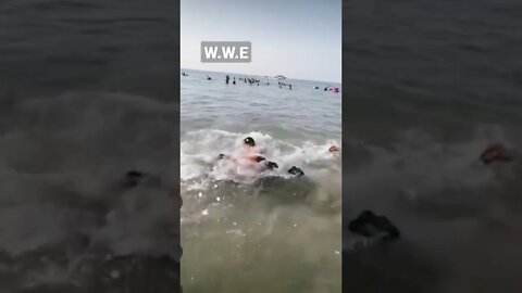 wwe in the sea