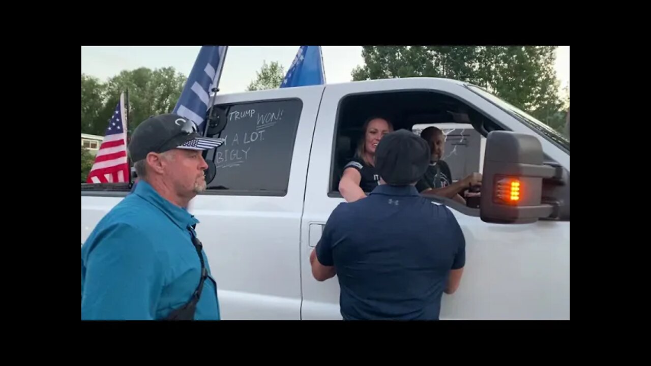 Scott McKay congratulates Super Patriot truck in Utah; SOUND ON