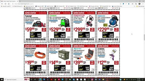 Harbor freight Coupons July 5th - July 17th