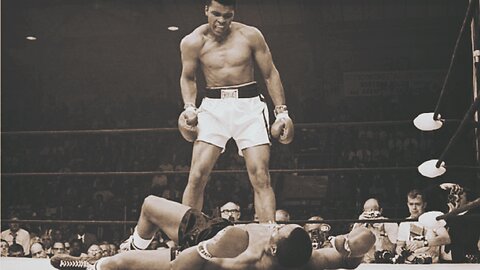 Muhammad ALI - The great dancer. (Footwork highlights display).