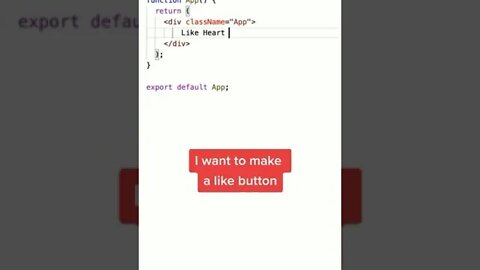 APRENDA A PROGRAMAR DE FORMA DESCOMPLICADA ! CRIAR BOTÃO DE LIKE COM REACT / JAVASCRIPT