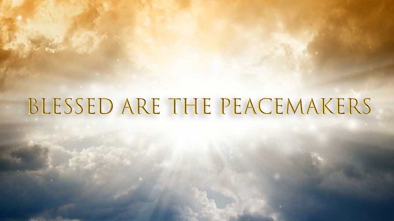 Sermon Only | Being a peacemaker in a chaotic world | 20210825