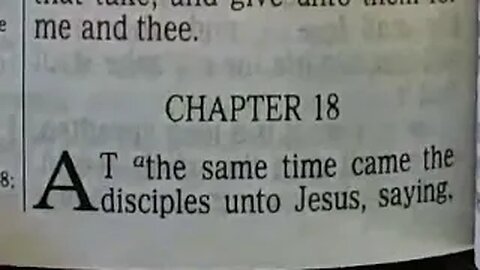 Matthew: Chapters 18-19