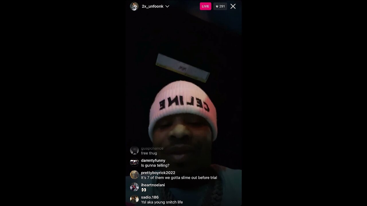 UNFOONK IG LIVE: UNFOONK Interact With Fans On Live And Talks Free Thug (29/12/22)