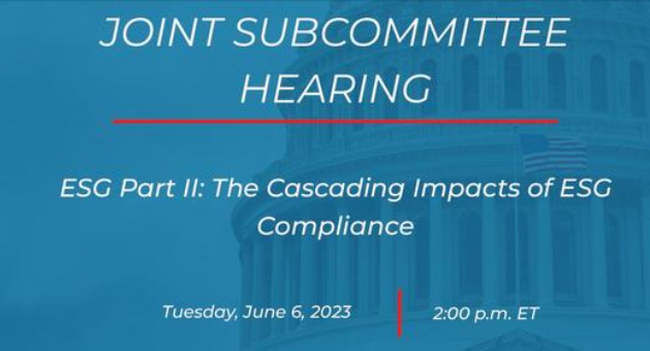 Joint Subcommittee Hearing