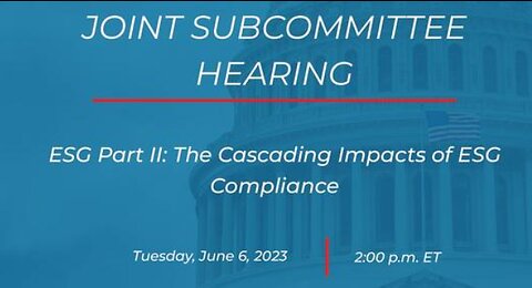 Joint Subcommittee Hearing