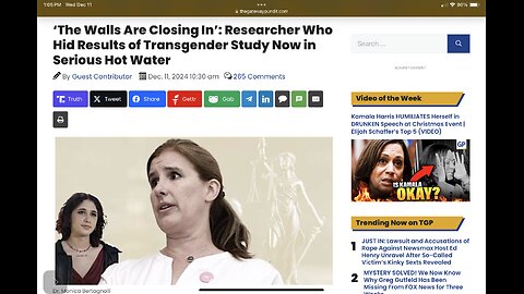 ‘The Walls Are Closing In’: Researcher Who Hid Results of Transgender Study Now in Serious Hot Water