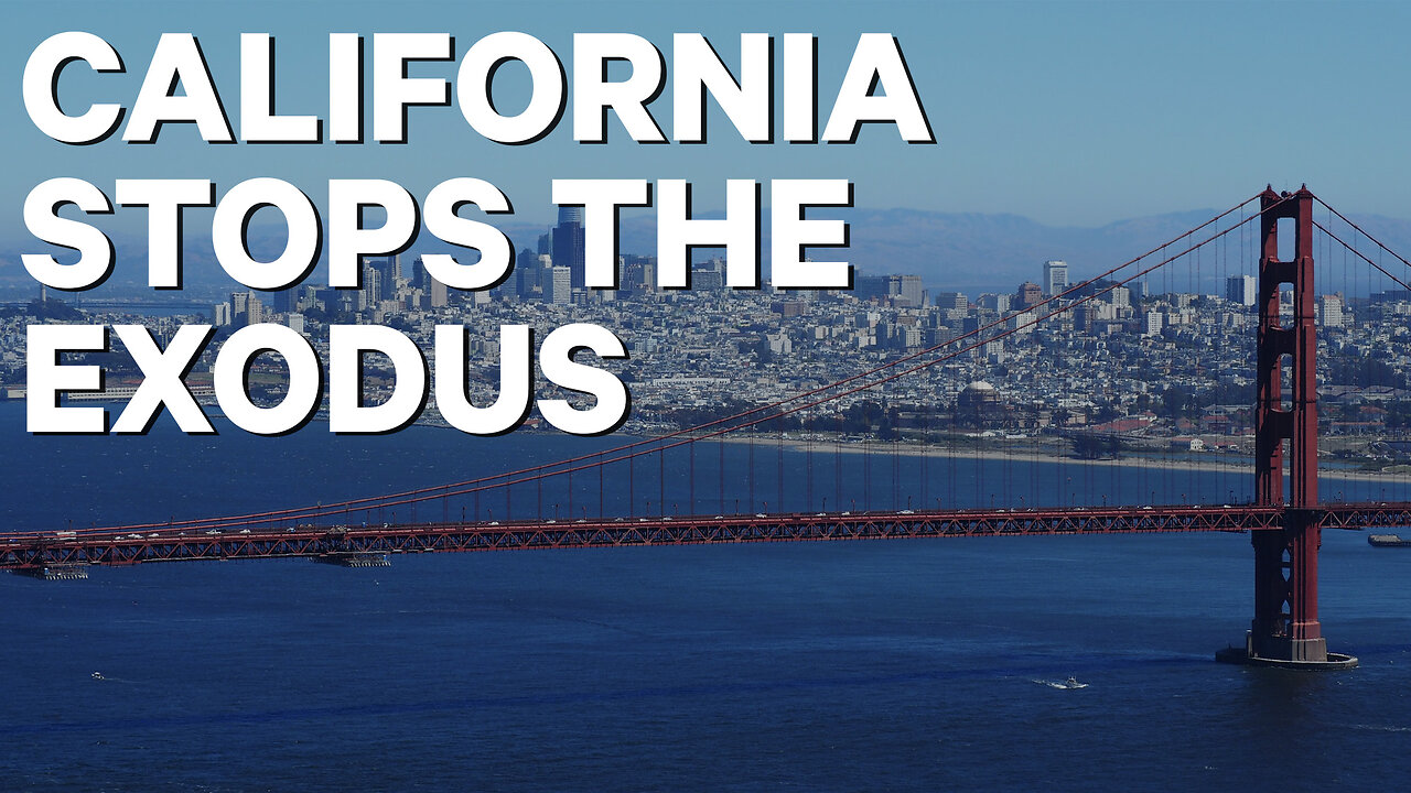 California Stops the Exodus
