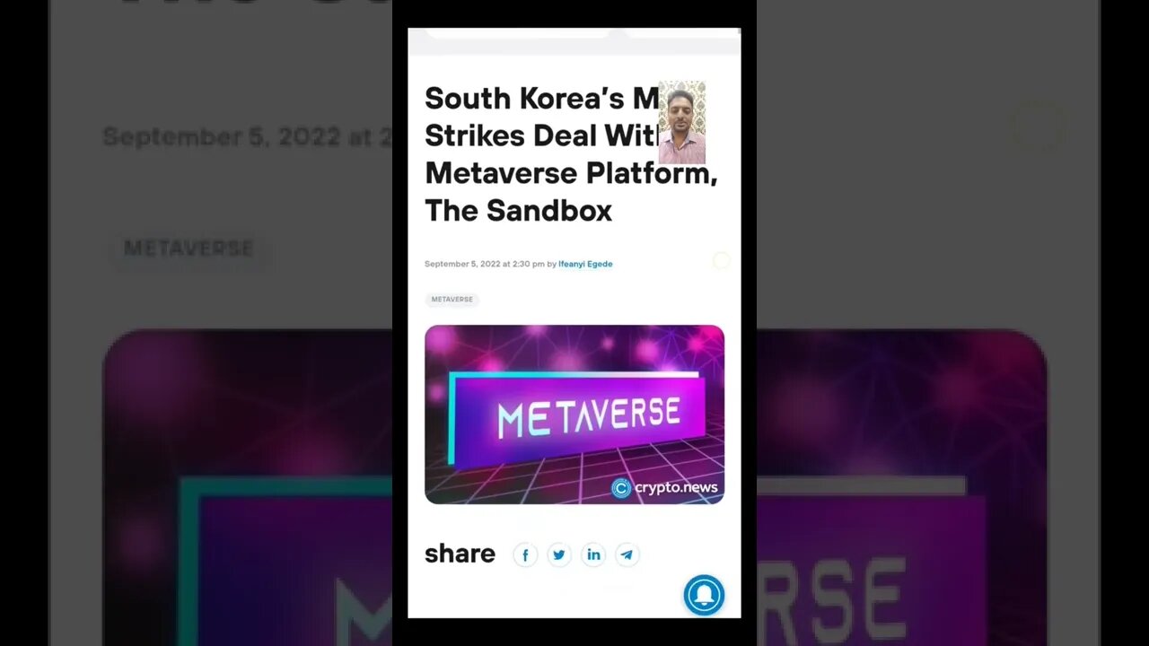 South Korea’s MBC Strikes Deal With Metaverse Platform, The Sandbox @AltcoinDaily @BitBoyCrypto