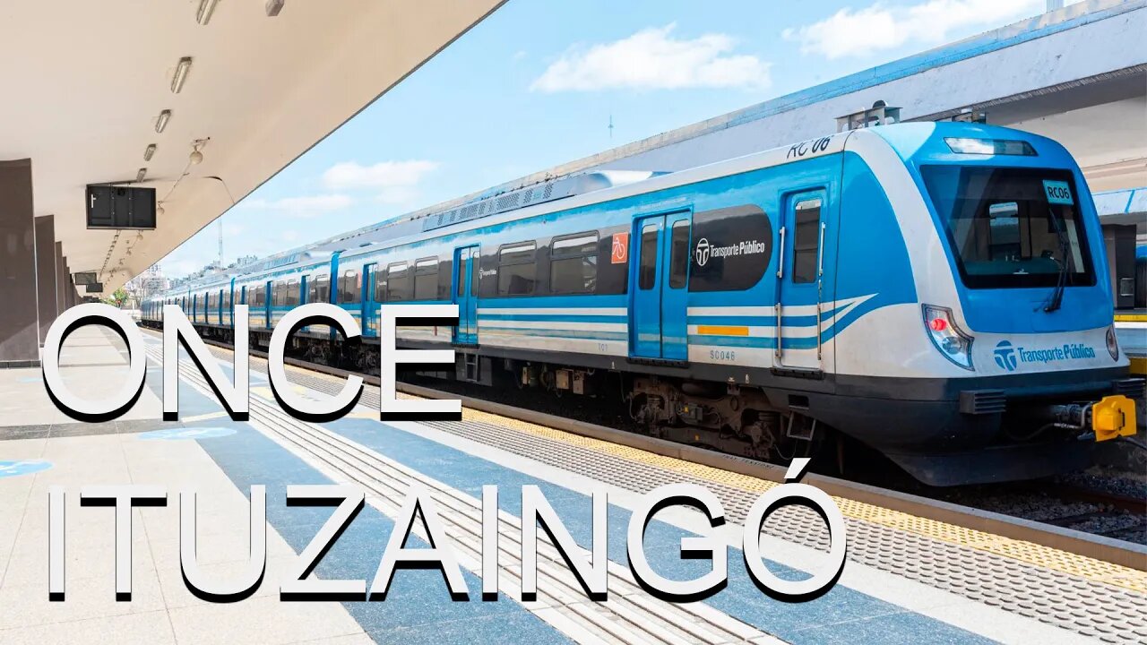 Trenes Argentinos - Linea Sarmiento: ONCE - ITUZAINGÓ