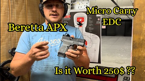 Beretta APX A1 Carry First Shots Range Review, is it Accurate? How Does It Shot