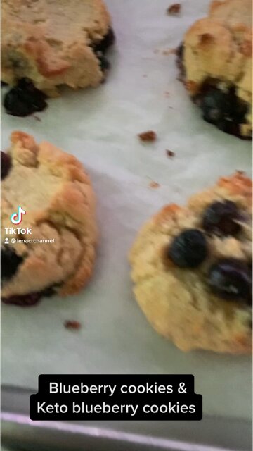 Blueberries cookies recipe in description below