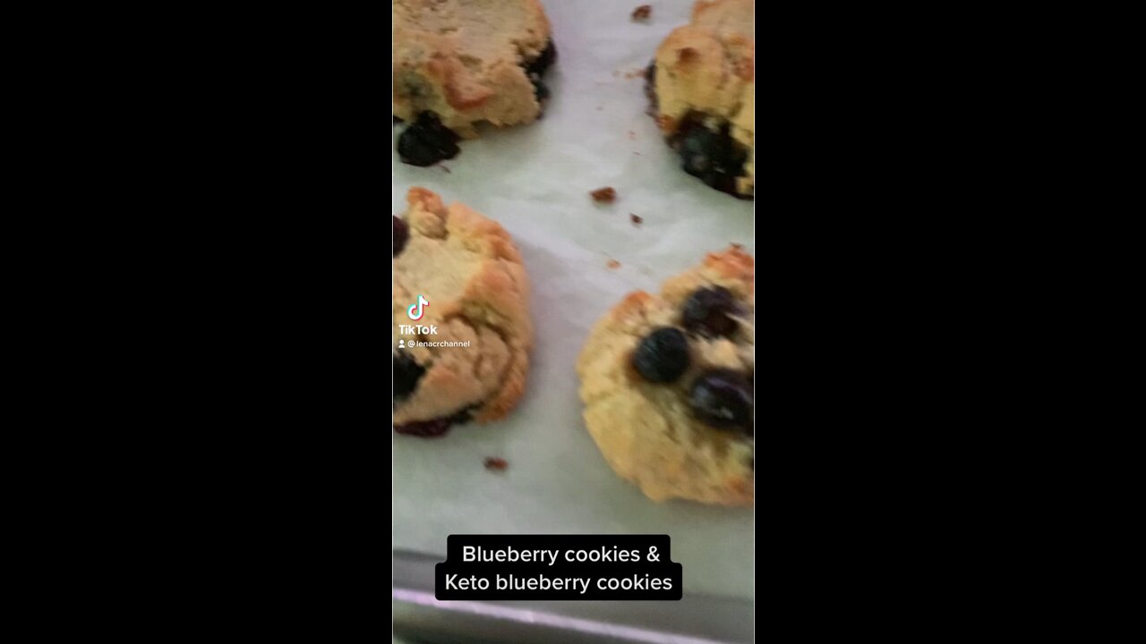 Blueberries cookies recipe in description below